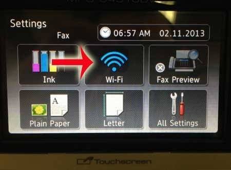 how to install wifi in by brothers printer