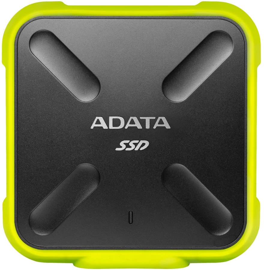 ADATA SD700 3D NAND 256GB Ruggedized Water/Dust/shock Proof External Solid State Drive Yellow (ASD700-256GU3-CYL)