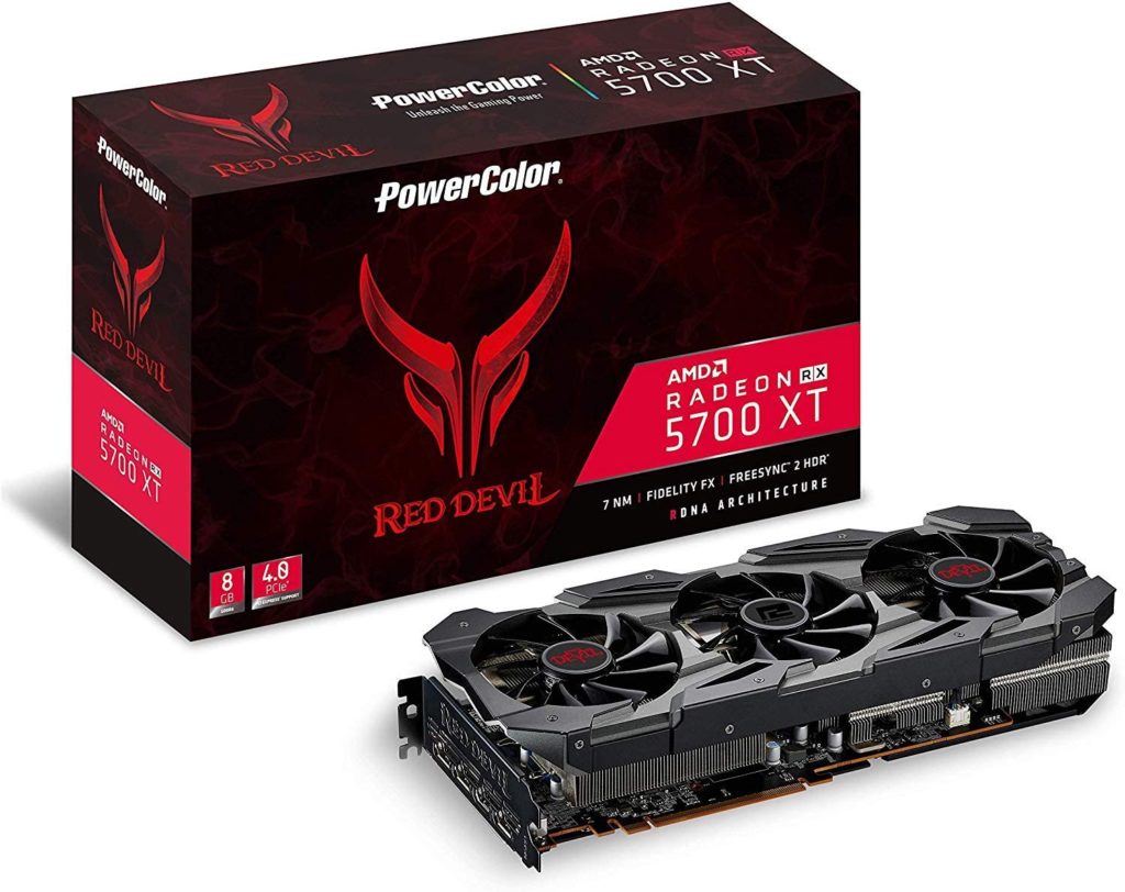 PowerColor Red Devil AMD Radeon RX 5700 XT 8GB AXRX 5700XT 8GBD6-3DHE/OC